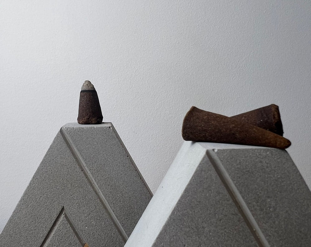Penrose Triangle Concrete Incense Cone Holder